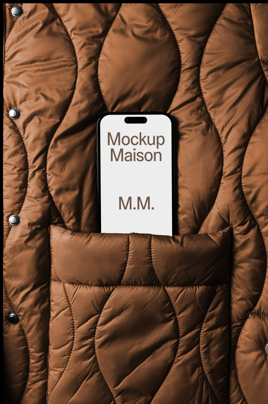 Phone in jacket 2